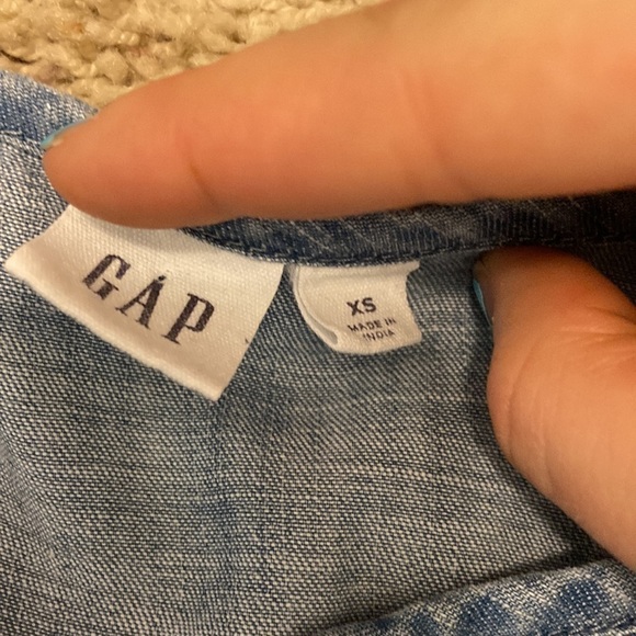 Gap zen chambray peplum top - Picture 3 of 4